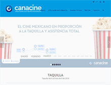 Tablet Screenshot of canacine.org.mx